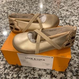 NWT Livie and Luca shoes Mariposa size 8 Champagne